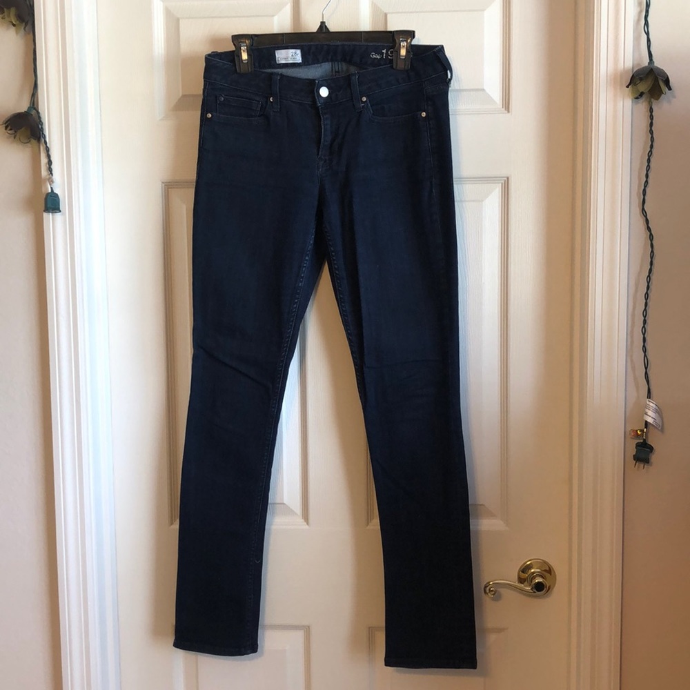 Gap Always Skinny Dark Wash Jeans 8 Regular